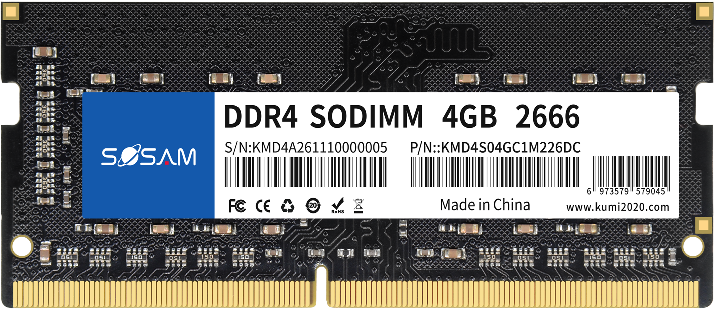 DDR4 SODIMM 4GB 2666 — KMD4S04GC1M226DC