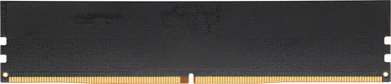 Tweede achteraanzicht van een DDR5 UDIMM-module uit de consumer-productfamilie.